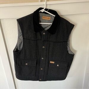 Pintlar Men's XL Wool Western Winter Vest.